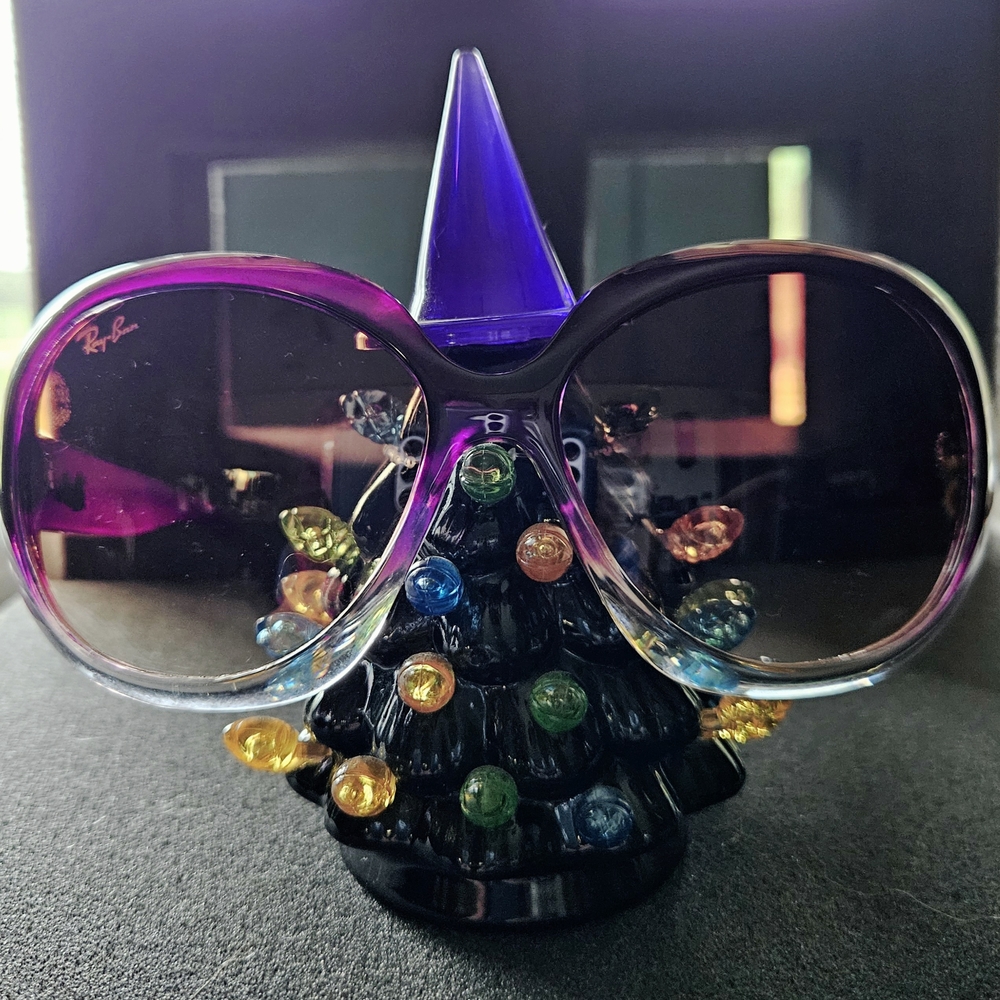 Ray-Ban Purple and Clear Transient  Women's Glasses